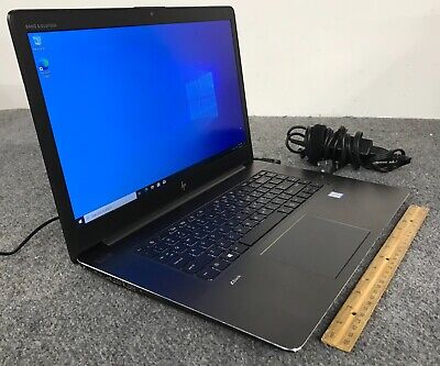 HP ZBook Studio Gen 4 16" Laptop i7-7700HQ 16GB RAM 512GB SSD w/Adapter, As Is